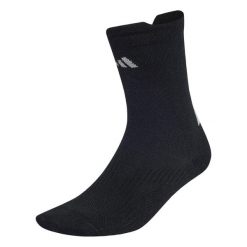 SKARPETY RUNNING REFLECTIVE CREW. Czarne skarpetki adidas, bez wzorów, z elastanu. Za 89.95 zł.