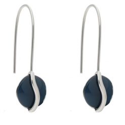 Kolczyki Skagen. Szare kolczyki Skagen, srebrne. Za 299.99 zł.