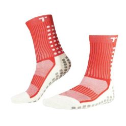 Skarpety Piłkarskie Unisex Adult 3.0 Mid Calf Cushioned. Białe skarpetki sportowe TRUSOX, bez wzorów, do piłki nożnej. Za 257.99 zł.