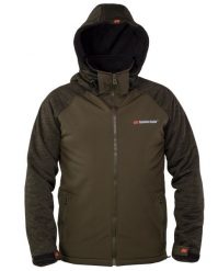 Softshell Kurtka z wędkarska kapturem. Zielone kurtki TANDEM BAITS, na jesień, l, bez wzorów, z materiału, z kapturem, trekkingowe. Za 354.69 zł.