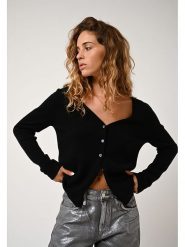 AUTHENTIC CASHMERE Kaszmirowy kardigan "Chalais" w kolorze czarnym rozmiar: XXL. Czarne swetry AUTHENTIC CASHMERE, xxl, bez wzorów, z kaszmiru, bez ramiączek. Za 204.48 zł.