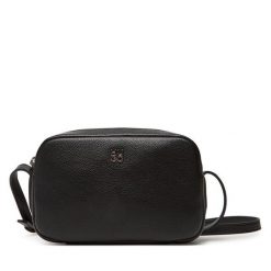 Torebka HUGO. Czarne listonoszki Hugo, bez wzorów, bez dodatków. Za 429.99 zł.