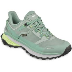 Buty sportowe damskie MEINDL Tahoma Lady GTX z membraną Gore-Tex. Zielone buty trekkingowe MEINDL, z gore-texu, bez zapięcia. Za 899.90 zł.