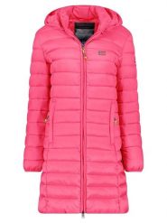 Geographical Norway Płaszcz pikowany "Atikolor" w kolorze różowym rozmiar: XL. Różowe płaszcze Geographical Norway, xl, bez wzorów, bez kaptura. Za 165.71 zł.