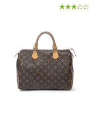 Louis Vuitton Torebka "Speedy 30" w kolorze brązowym - 30 x 21 x 17 cm rozmiar: onesize. Brązowe torebki klasyczne Louis Vuitton, bez wzorów, z materiału, bez dodatków. Za 3,601.99 zł.