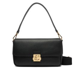 Torebka Coccinelle. Czarne torebki klasyczne Coccinelle, bez wzorów, klasyczne, bez dodatków. Za 1,489.00 zł.