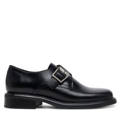 Półbuty Vagabond Shoemakers. Czarne półbuty wsuwane Vagabond Shoemakers, bez wzorów, bez obcasa, na płaskiej podeszwie. Za 539.99 zł.