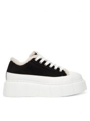 Inuikii Trampki Matilda Curly 1001.001.0381 Czarny. Czarne trampki Inuikii, bez wzorów, ze skóry, bez zapięcia. Za 1,149.00 zł.