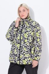 Damskie Kurtka przeciwdeszczowa woreczek podróżny wodoodporna. Zielone kurtki przeciwdeszczowe Ulla Popken, plus size, bez wzorów, z materiału, z kapturem. Za 389.99 zł.