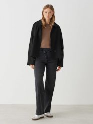 OPUS Dżinsy "Marli" - Slim fit - w kolorze antracytowym rozmiar: 42/L31. Czarne jeansy Opus, l, z aplikacjami, klasyczne. Za 162.49 zł.