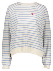 Pieces Bluza w kolorze kremowo-błękitnym rozmiar: XS. Brązowe bluzy Pieces, xs, bez wzorów, z bawełny, bez ramiączek, bez kaptura. Za 79.03 zł.