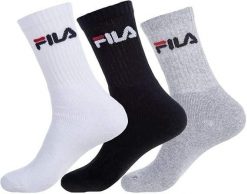 Skarpetki Fila Crew Tennis 3-pak unisex Białe 39-42. Białe skarpetki 661, bez wzorów, z bawełny. Za 53.67 zł.