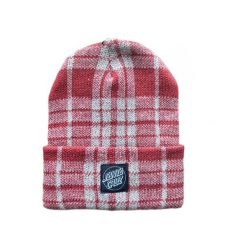 Czapka zimowa Santa Cruz Comic Strip beanie. Czerwone czapki zimowe Santa Cruz, bez wzorów. W wyprzedaży za 85.00 zł.