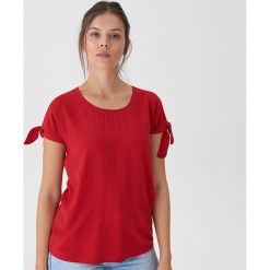 Bluzka z wiązanymi rękawami - Czerwony. Bluzki marki House. Za 39.99 zł.