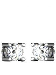 Diamant Vendôme Złote kolczyki-wkrętki z diamentami rozmiar: onesize. Szare kolczyki Diamant Vendôme, z diamentem, złote. Za 761.99 zł.