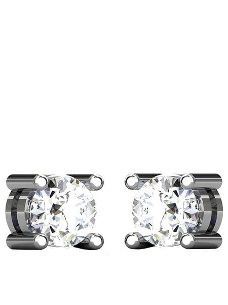 Diamant Vendôme Złote kolczyki-wkrętki z diamentami rozmiar: onesize. Szare kolczyki Diamant Vendôme, z diamentem, złote. Za 761.99 zł.