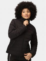 Regatta Kurtka puchowa Keava III RWN271 Czarny Regular Fit. Czarne kurtki Regatta, bez wzorów, z puchu, bez kaptura. Za 199.99 zł.