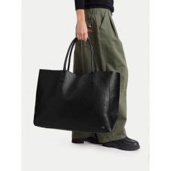 Torebka G-Star. Czarne shopper bag G-Star, bez wzorów, retro, bez dodatków. Za 299.99 zł.