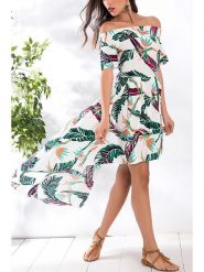 Milan Kiss Sukienka ze wzorem rozmiar: S. Sukienki Milan Kiss, s, bez wzorów, bez kołnierzyka, bez ramiączek, maxi. Za 87.61 zł.