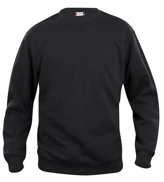 Clique Basic Roundneck Junior bluza z okrągłym dekoltem czarna – black. Czarne bluzy CLIQUE, bez wzorów, z bawełny, bez kaptura. Za 141.17 zł.