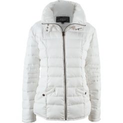 Kurtka pikowana ze stójką bonprix biel wełny. Kurtki marki QUECHUA. Za 124.99 zł.