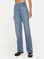 Calvin Klein Jeans Jeansy Authentic J20J223892 Niebieski Bootcut Fit. Niebieskie jeansy Calvin Klein Jeans, bez wzorów, z bawełny. Za 289.99 zł.