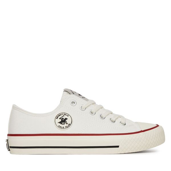 Trampki Beverly Hills Polo Club. Białe trampki Beverly Hills Polo Club, bez wzorów, bez zapięcia. Za 83.99 zł.