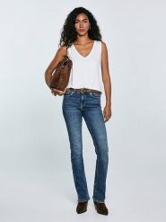 BIG STAR Top "Pistima" w kolorze białym rozmiar: M. Białe topy BIG STAR, m, bez wzorów, retro, bez kołnierzyka, bez ramiączek. Za 32.99 zł.