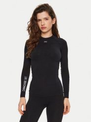 X-Bionic Bielizna termoaktywna górna Energy Accumulator 4.0 EA-WT06W19W Czarny Slim Fit. Czarna bielizna termoaktywna damska X BIONIC, bez wzorów, z syntetyku, bez ramiączek, narciarskie. Za 719.99 zł.