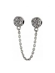 CHARM'S Srebrny łańcuszek zabezpieczający rozmiar: onesize. Szare łańcuszki CHARM'S, srebrne. Za 161.73 zł.