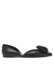 Eva Minge Baleriny FORBES-V1521-06 Czarny. Czarne baleriny Eva Minge, bez wzorów, ze skóry, bez obcasa, bez zapięcia. Za 279.99 zł.