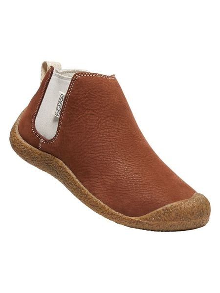 Keen Skórzane sztyblety "Mosey" w kolorze jasnobrązowym rozmiar: 37,5. Brązowe buty sportowe lifestyle Keen, bez wzorów, sportowe, bez zapięcia. Za 196.42 zł.