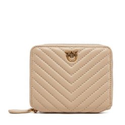 Portfel PINKO. Brązowe portfele Pinko, bez wzorów. Za 579.99 zł.