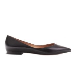 Marco Shoes Baleriny damskie z niskimi bokami czarne. Czarne baleriny bez wzorów, bez obcasa, bez zapięcia. W wyprzedaży za 359.00 zł.