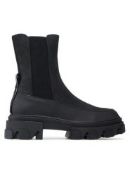 ONLY Shoes Sztyblety Chunky Boots 15238956 Czarny. Czarne botki ONLY SHOES, bez wzorów, ze skóry, bez obcasa, na płaskiej podeszwie, bez zapięcia. Za 199.99 zł.