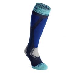 Skarpety narciarskie damskie Bridgedale Ski Easy On Merino Performance. Niebieskie skarpetki Bridgedale, bez wzorów. Za 77.99 zł.