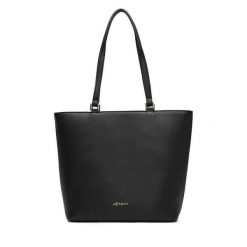 Torebka JENNY. Czarne shopper bag Jenny, bez wzorów, bez dodatków. Za 139.99 zł.