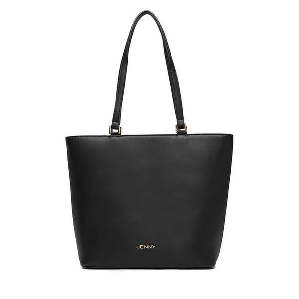 Torebka JENNY. Czarne shopper bag Jenny, bez wzorów, bez dodatków. Za 139.99 zł.