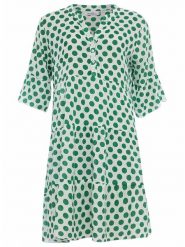 Zwillingsherz Sukienka "Wilhelmina" w kolorze zielonym rozmiar: onesize. Zielone sukienki Zwillingsherz, bez wzorów, z wiskozy, bez kołnierzyka, bez ramiączek, midi. Za 123.25 zł.