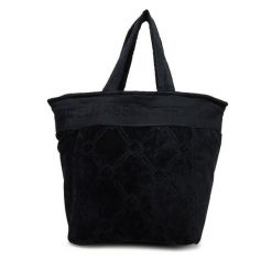 Torebka Elisabetta Franchi. Czarne shopper bag Elisabetta Franchi, bez wzorów, bez dodatków. Za 979.99 zł.