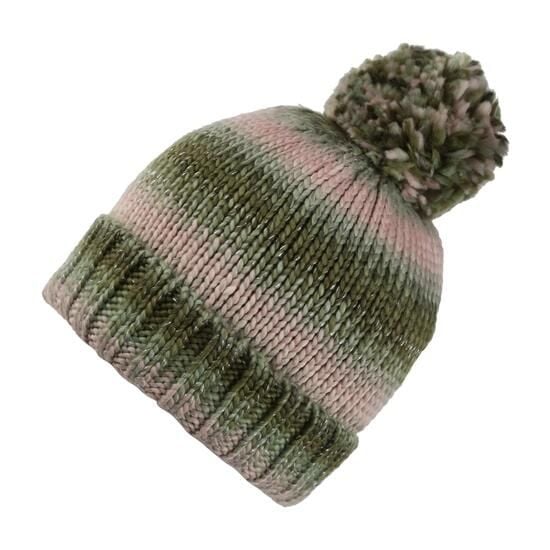 Damska czapka Regatta Frosty Hat VI basil. Czapki zimowe Regatta, bez wzorów, z dzianiny. Za 122.50 zł.