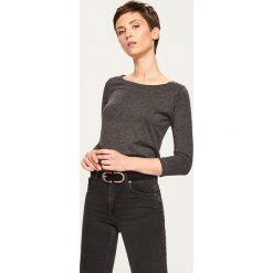 Bluzka z rękawem 3/4 - Szary. Bluzki marki Reserved. W wyprzedaży za 14.99 zł.