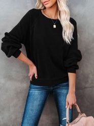 LA Angels Bluza w kolorze czarnym rozmiar: M. Czarne bluzy LA Angels, m, bez wzorów, bez ramiączek, bez kaptura. Za 157.35 zł.