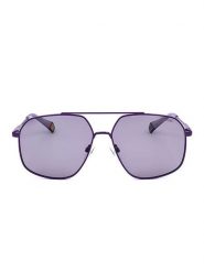 Polaroid Okulary przeciwsłoneczne unisex w kolorze fioletowym rozmiar: 58. Różowe okulary przeciwsłoneczne Polaroid, bez wzorów, z tworzywa sztucznego, metalowe. Za 114.95 zł.