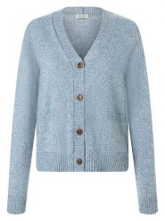 Maerz Muenchen Wełniany kardigan w kolorze błękitnym rozmiar: 34. Niebieskie swetry Maerz Muenchen, bez wzorów, z wełny, bez ramiączek. Za 339.99 zł.