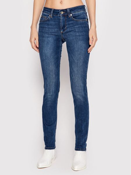 Liu Jo Jeansy UXX028 D4186 Niebieski Skinny Fit. Niebieskie jeansy Liu Jo, bez wzorów, z bawełny. Za 379.99 zł.
