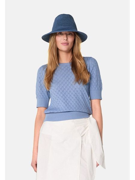 Rodier Sweter w kolorze błękitnym rozmiar: S. Niebieskie swetry Rodier, s, bez wzorów, z kaszmiru, klasyczne, bez ramiączek. Za 388.16 zł.