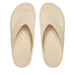 Japonki Crocs. Brązowe japonki Crocs, bez wzorów. Za 139.99 zł.