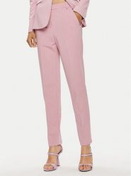 Pinko Spodnie materiałowe Bello 100155 A1L4 Różowy Regular Fit. Czerwone spodnie materiałowe Pinko, bez wzorów, z materiału. Za 979.99 zł.