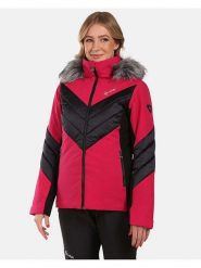 Kilpi Kurtka narciarska "Lin" w kolorze różowo-czarnym rozmiar: 38. Czarne kurtki narciarskie Kilpi, m, bez wzorów, bez kaptura, narciarskie. Za 422.05 zł.